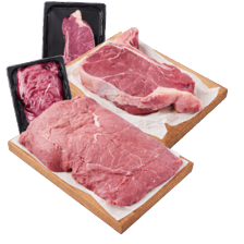 Clubsteak of flat iron steak